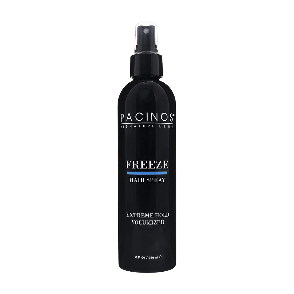 Pacinos front packaging showing brand and product benefits for reliable hold