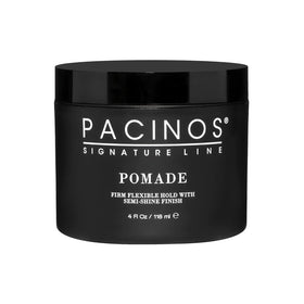 Pacinos jar front view showing product branding and sleek packaging benefit of clear choice