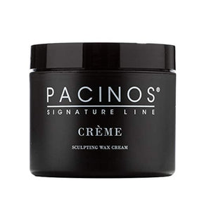 Pacinos front jar view showing packaging and immediate styling benefit