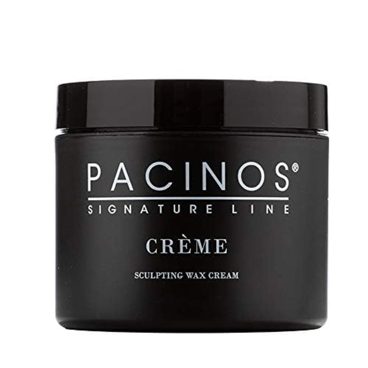 Pacinos front jar view showing packaging and immediate styling benefit