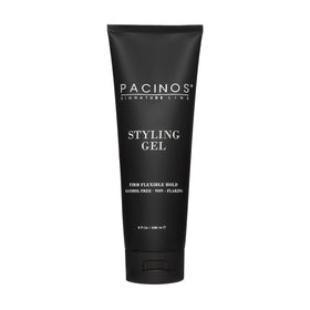 Pacinos front packaging showing bottle and brand, highlights reliable hold