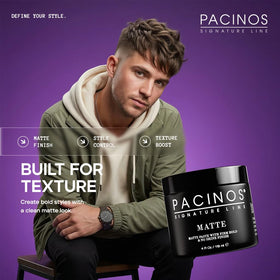 Pacinos styled short haircut showcasing firm hold without shine