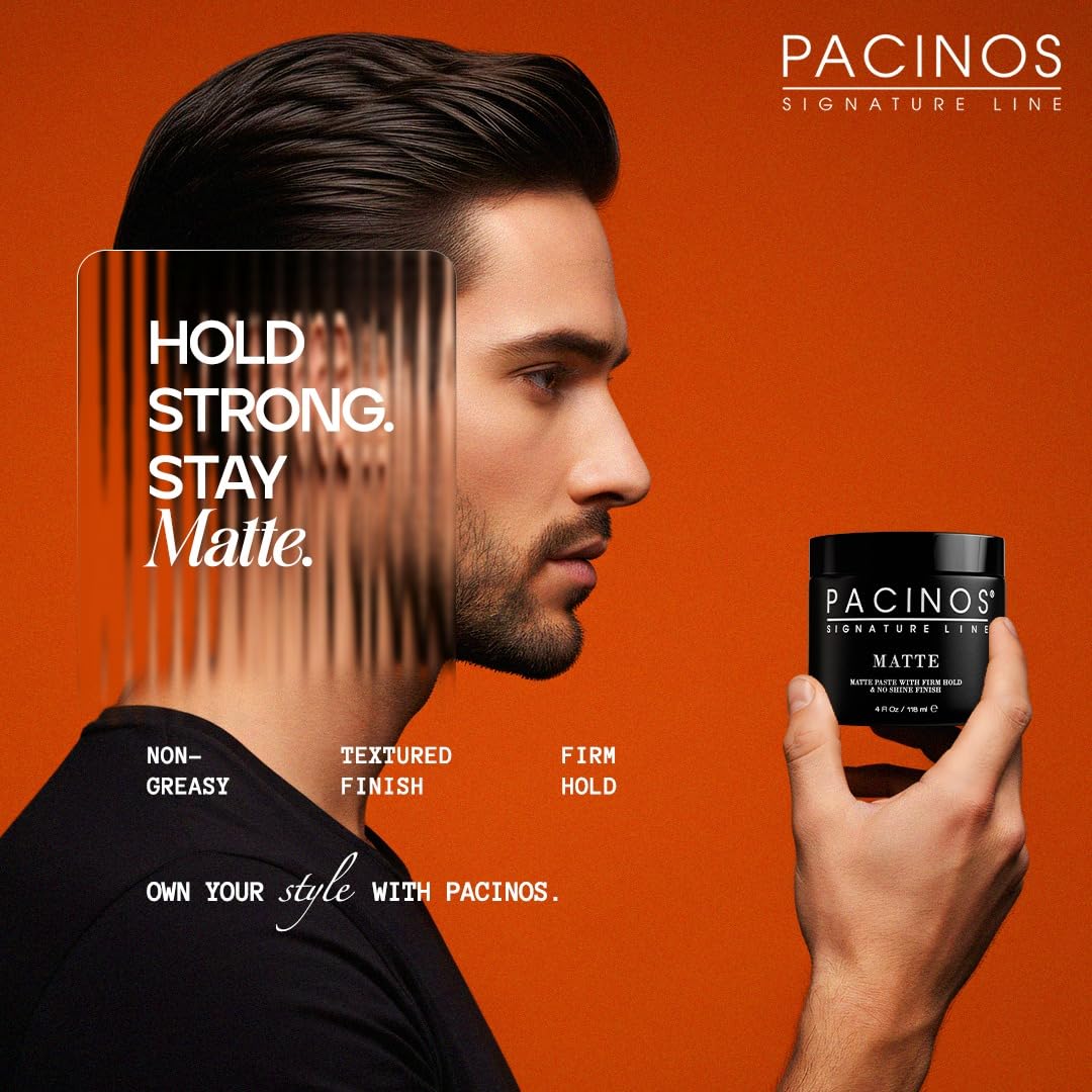 Pacinos rinsing from hair illustrating easy water-soluble washout