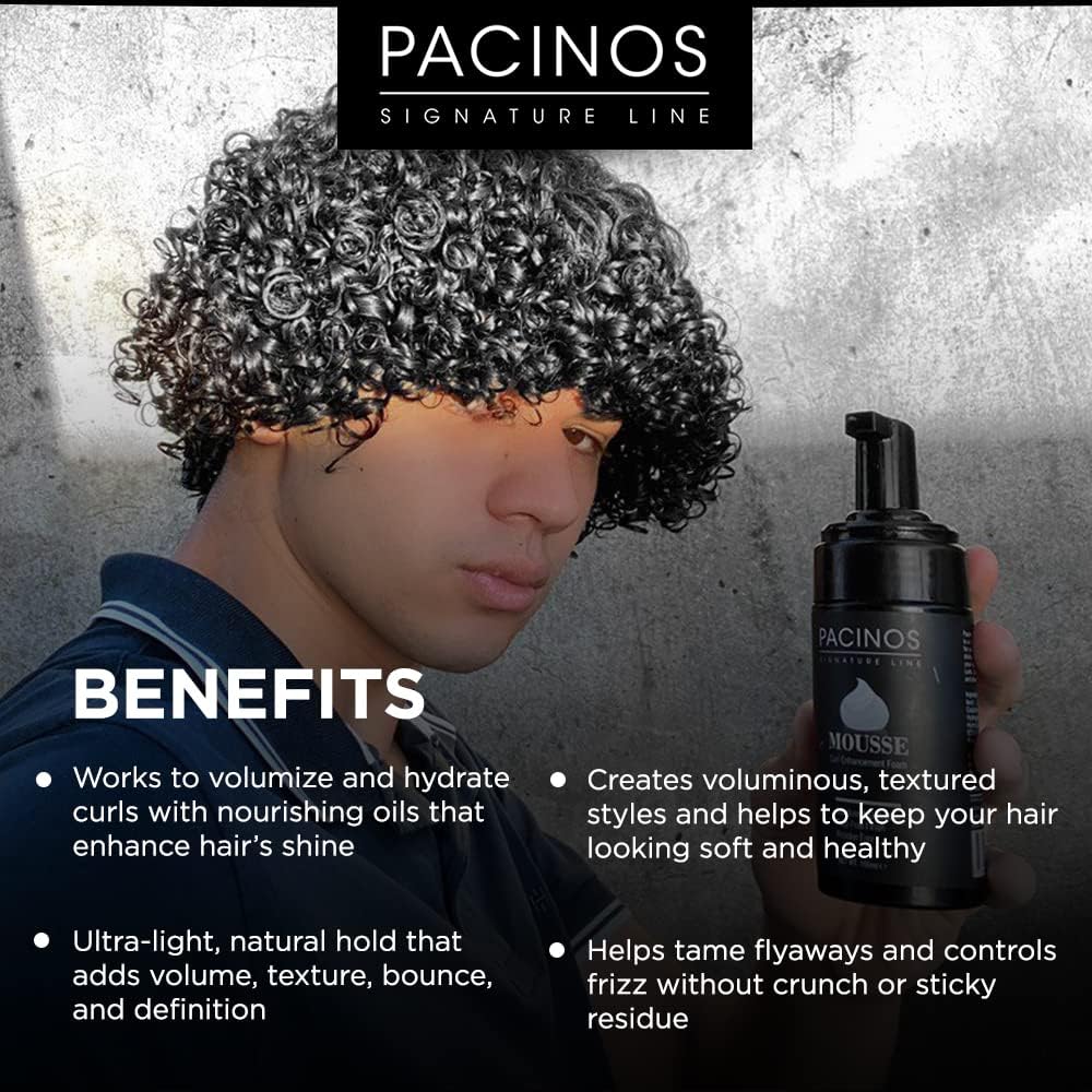 Pacinos mousse foam texture close-up highlighting lightweight feel