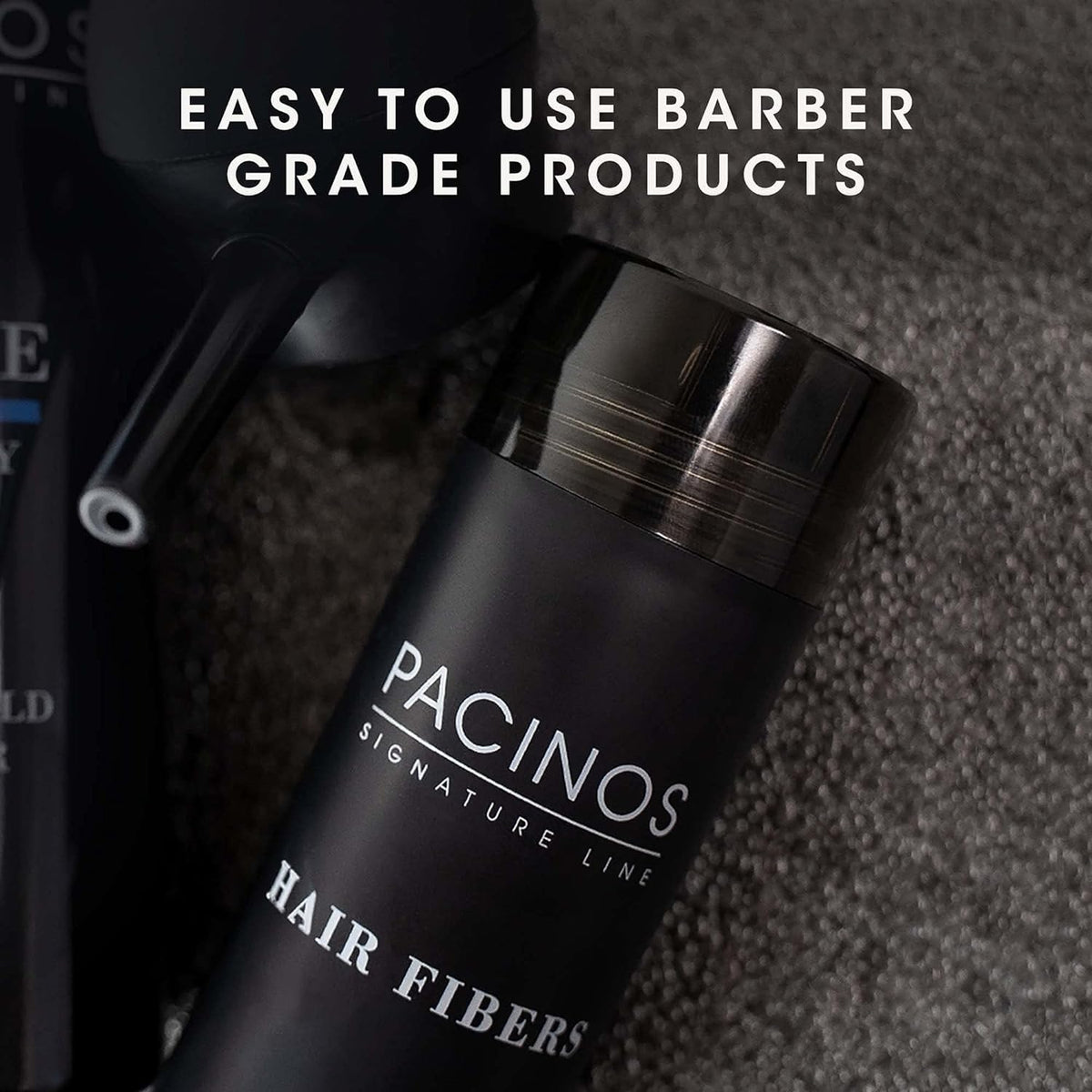 Pacinos pump applicator in hand offers precise even fiber distribution benefit