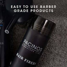 Pacinos pump applicator in hand offers precise even fiber distribution benefit