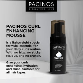 Pacinos bottle in hand to show size and portability for styling