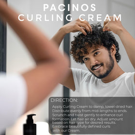Pacinos product next to hand demonstrating compact size and practicality