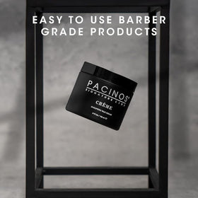 Pacinos styled hair after wash showing no residue and clean rinse benefit