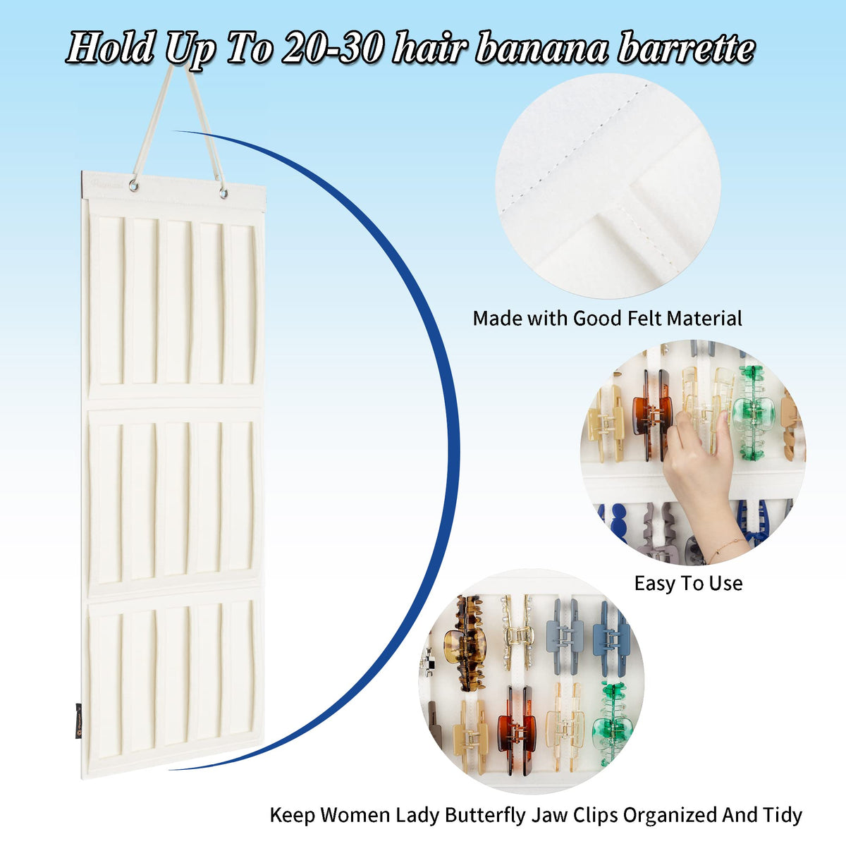 PACMAXI hanging on door saving dresser space and adding organization