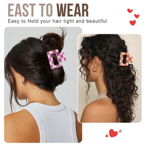 Paderison clips in-use securing a half-up hairstyle for neat, stylish wear