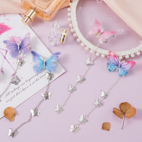 PAGOW styled on a vanity for party-ready hair accessories and presentation