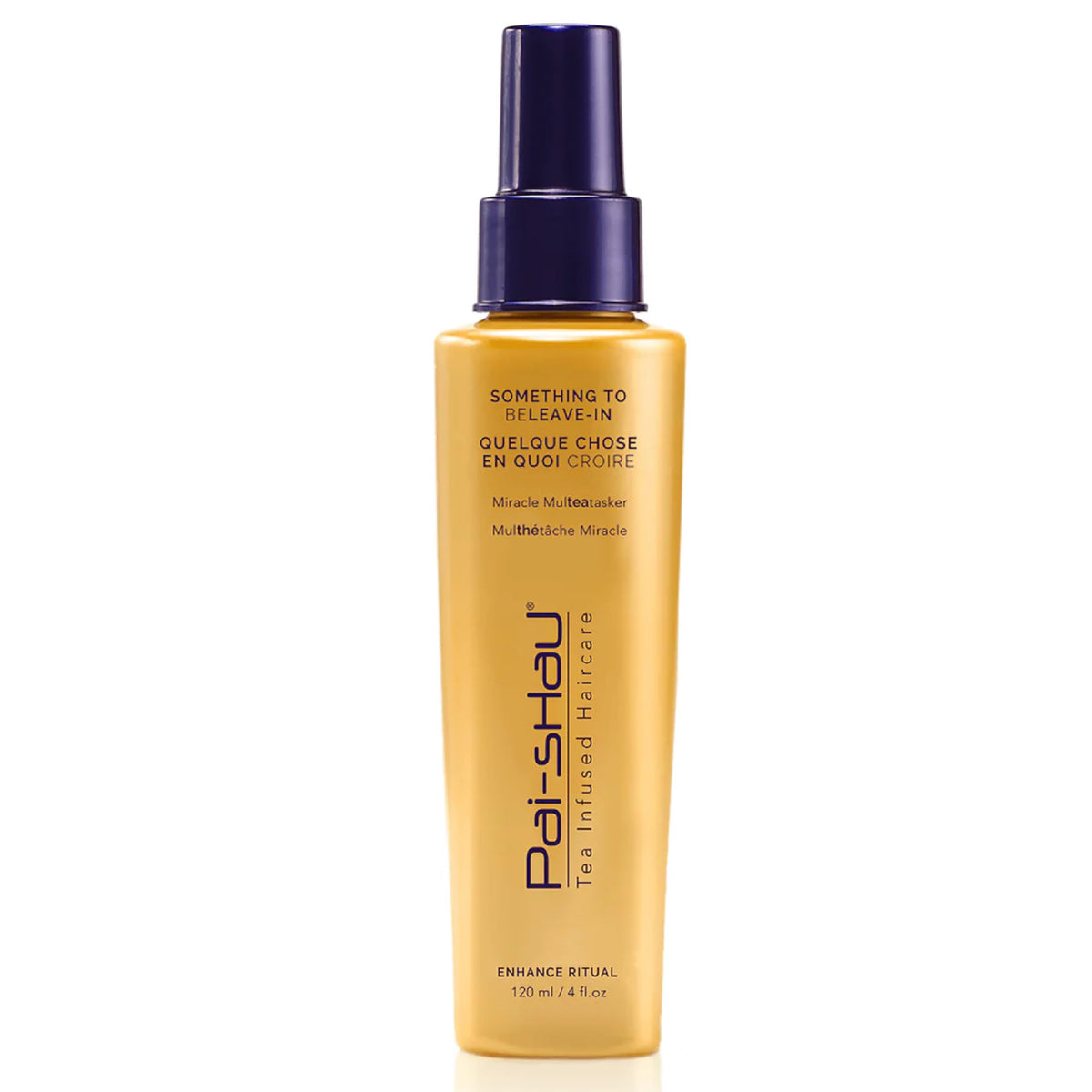 Pai-Shau front packaging bottle showing product and benefit for detangling