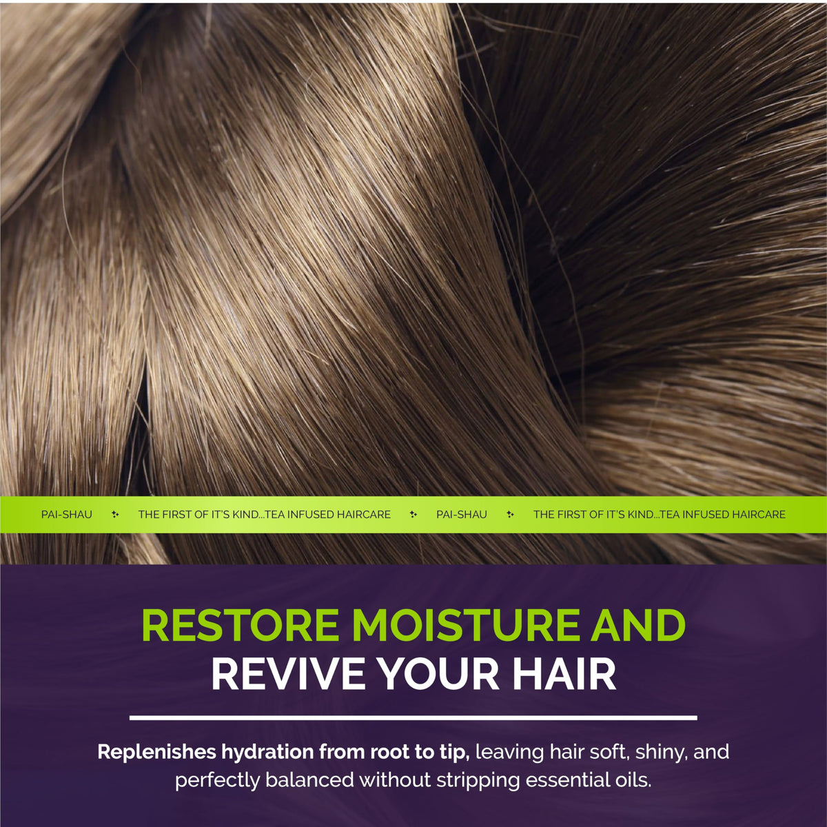 Pai-Shau conditioner cream texture shot highlighting rich hydration