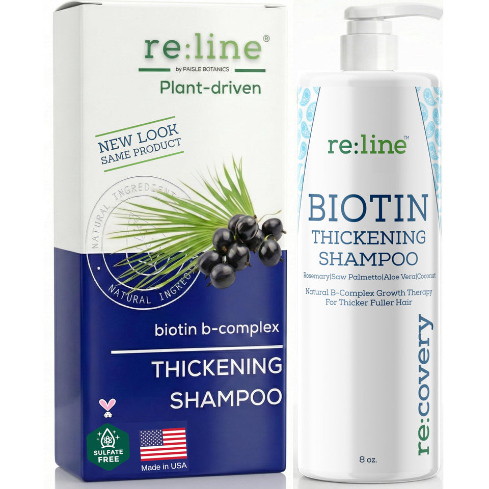 Paisle Botanics front bottle view showing clean packaging and volumizing benefit