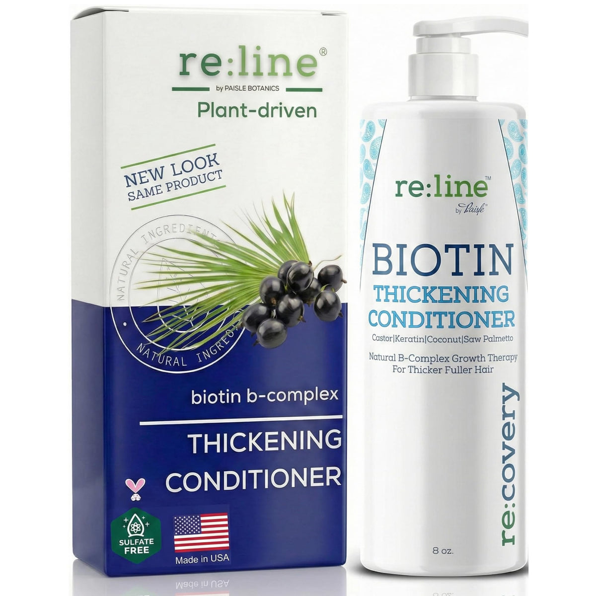 Paisle Botanics front packaging showing bottle and branding with benefits