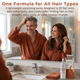 Paisle Botanics hair texture detail showing fuller-looking strands and natural movement