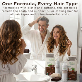 Paisle Botanics ingredients label close-up highlighting biotin and caffeine