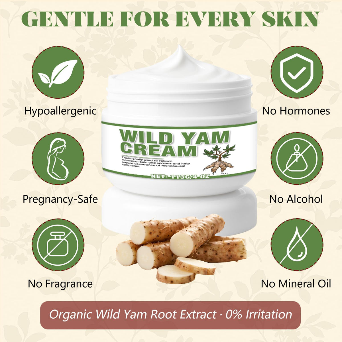 Paistely cream applied to skin demonstrating gentle hydration benefit