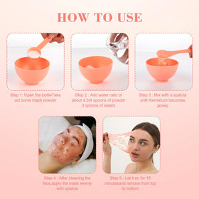 pakmee peeling mask being removed illustrating clean peel-off convenience