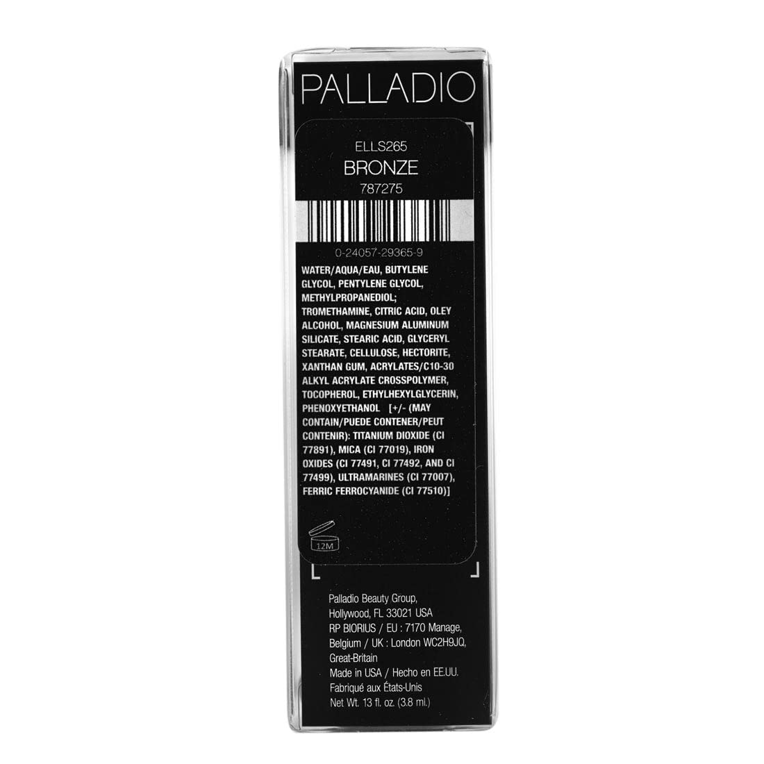 Palladio product used in evening makeup showing long-lasting effect