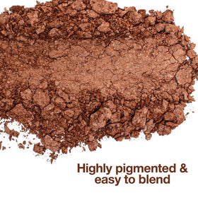 Palladio bronzer close-up texture revealing baked shimmer and blendable finish