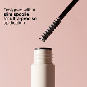 Palladio on model creating natural sculpted brows with long hold