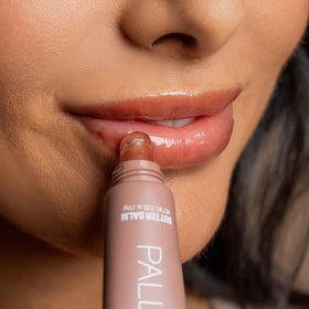 Palladio caramel glazed shade swatch on skin illustrating warm wearable color