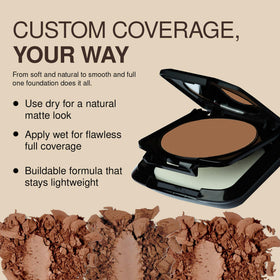 Palladio dry application on hand demonstrating quick touch-up and shine control
