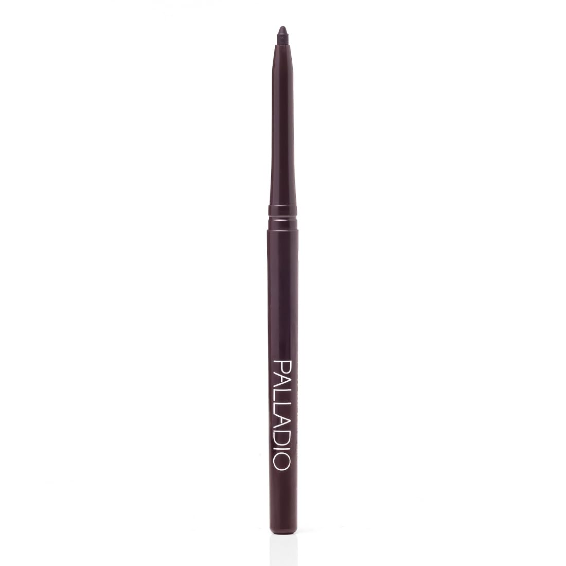 Palladio eggplant size comparison with a standard pencil showing travel-ready