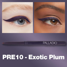 Palladio eyeliner tip close-up showing creamy texture for precise application benefit