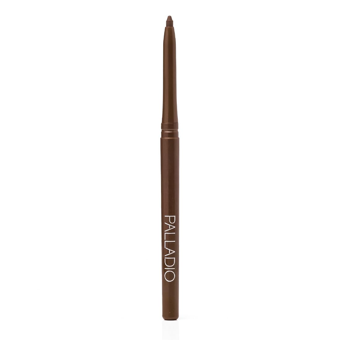 Palladio eyeliner held in hand for scale and portability benefit