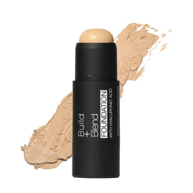 Palladio foundation stick front view showing sleek packaging and shade