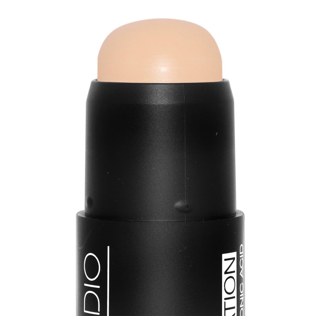 Palladio foundation stick texture swatch on arm showing blendable finish