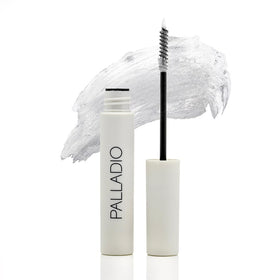 Palladio front packaging showing clear brow gel and benefits