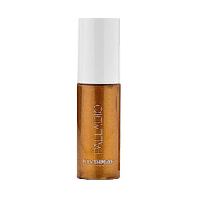 Palladio front packaging showing Island Glow bottle and branding benefits
