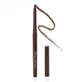 Palladio retractable eyeliner front packaging shows product and label, easy identification