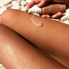 Palladio gel dispensed to show lightweight water-based texture