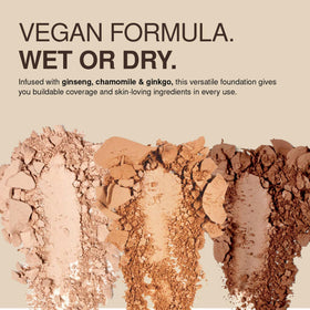 Palladio ingredients label with Ginseng and Chamomile highlighting botanical nourishment