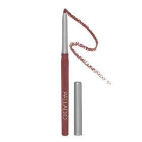 Palladio lip liner applied on lips in a lifestyle scene demonstrating long-lasting definition