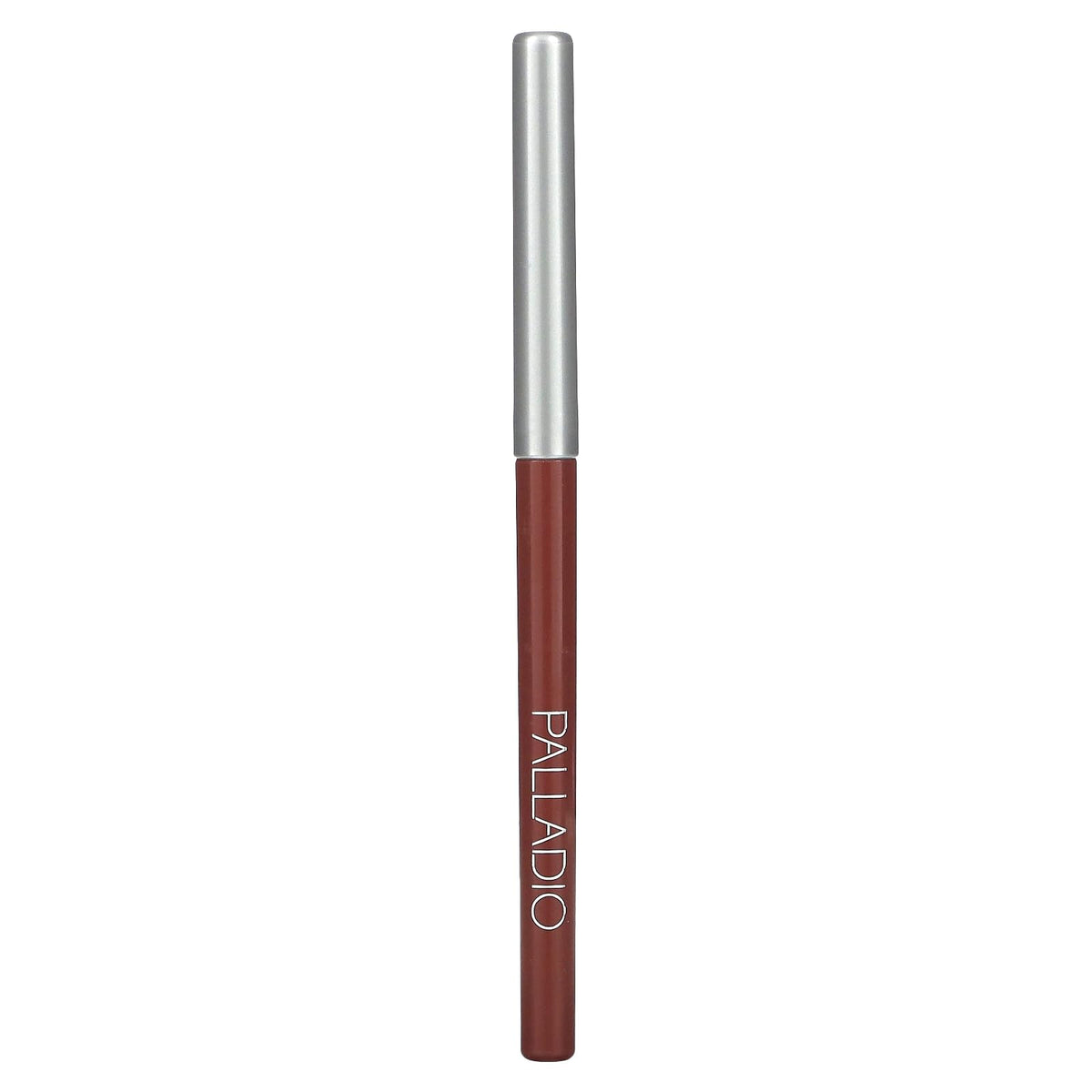 Palladio lip liner texture swatch on skin showing creamy pigment and smooth application