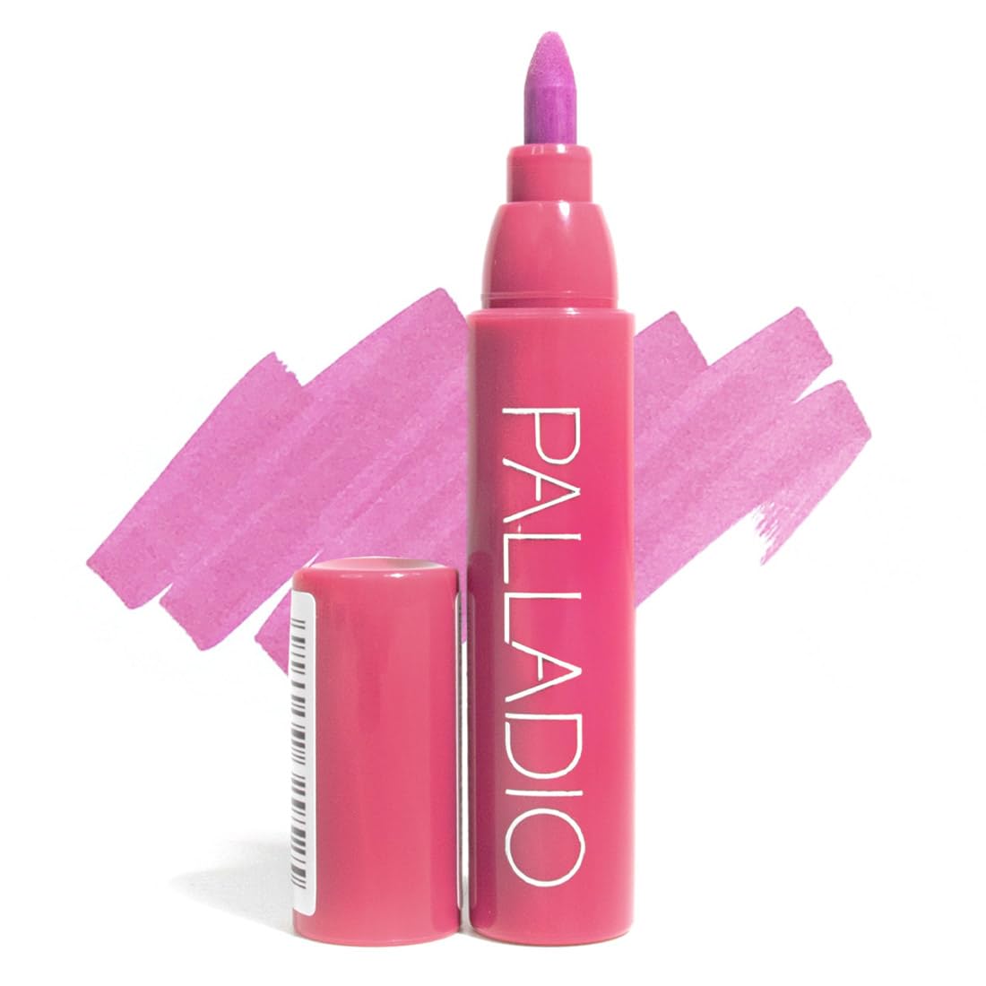 Palladio front packaging showing orchid shade and compact marker design for travel