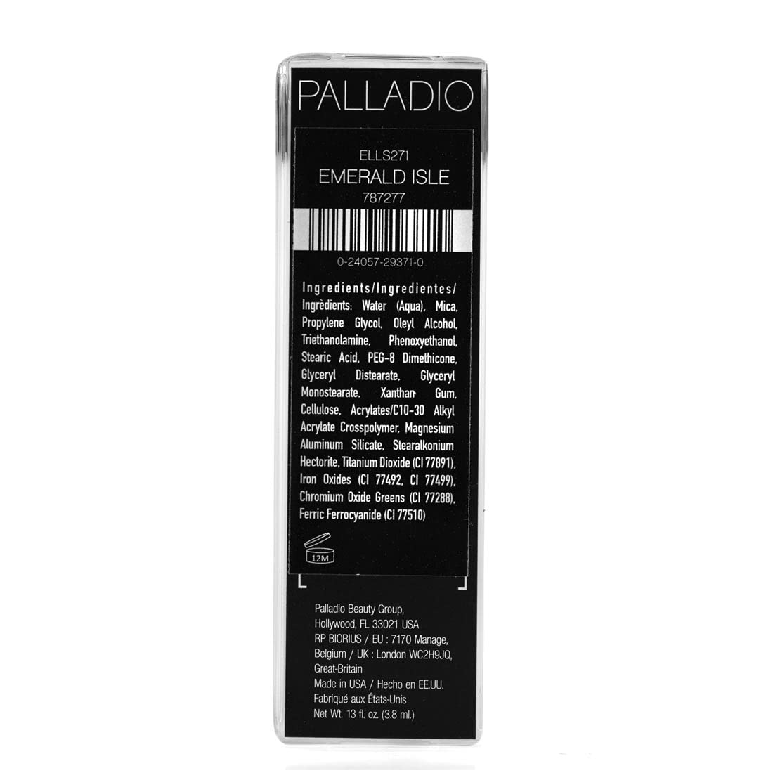 Palladio applied on eye for bold emerald accent and long-lasting wear