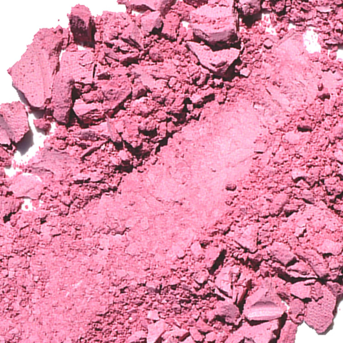 Close-up of Palladio blush pan highlighting smooth matte finish and blendability