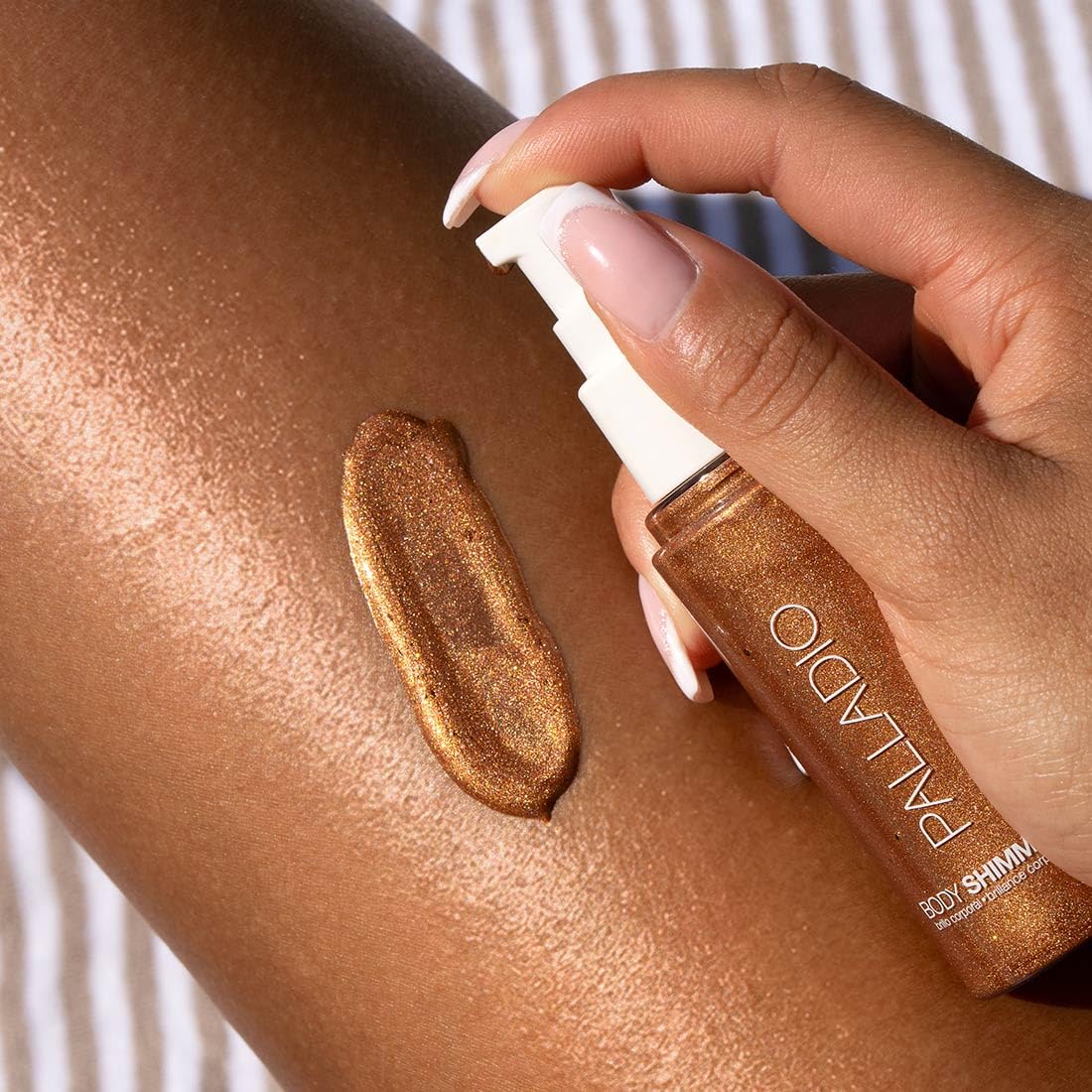 Palladio gel texture close-up demonstrating lightweight, non-greasy finish
