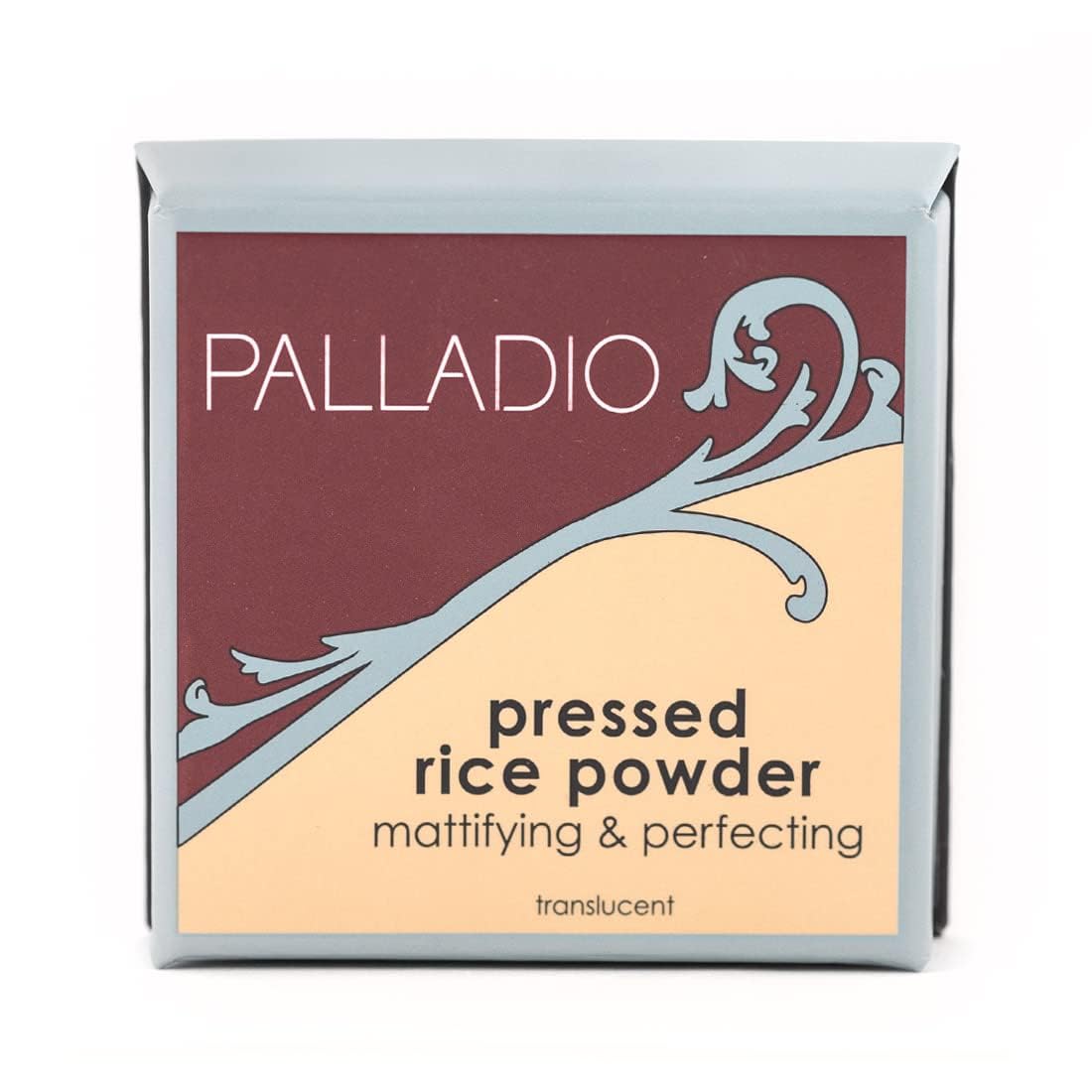Label detail on Palladio packaging highlighting vegan and clean ingredients