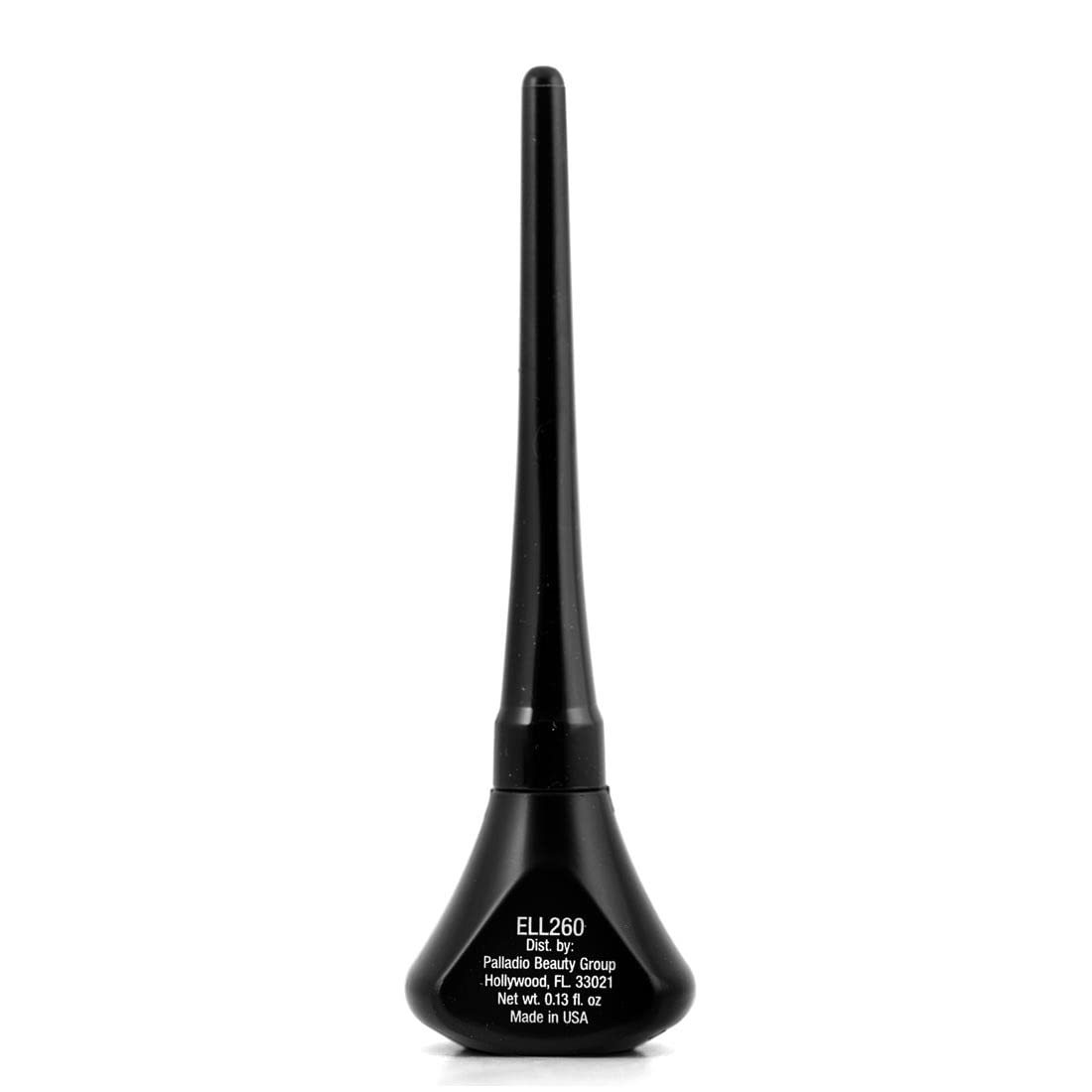 Palladio eyeliner beside a coin for size comparison and portability benefit