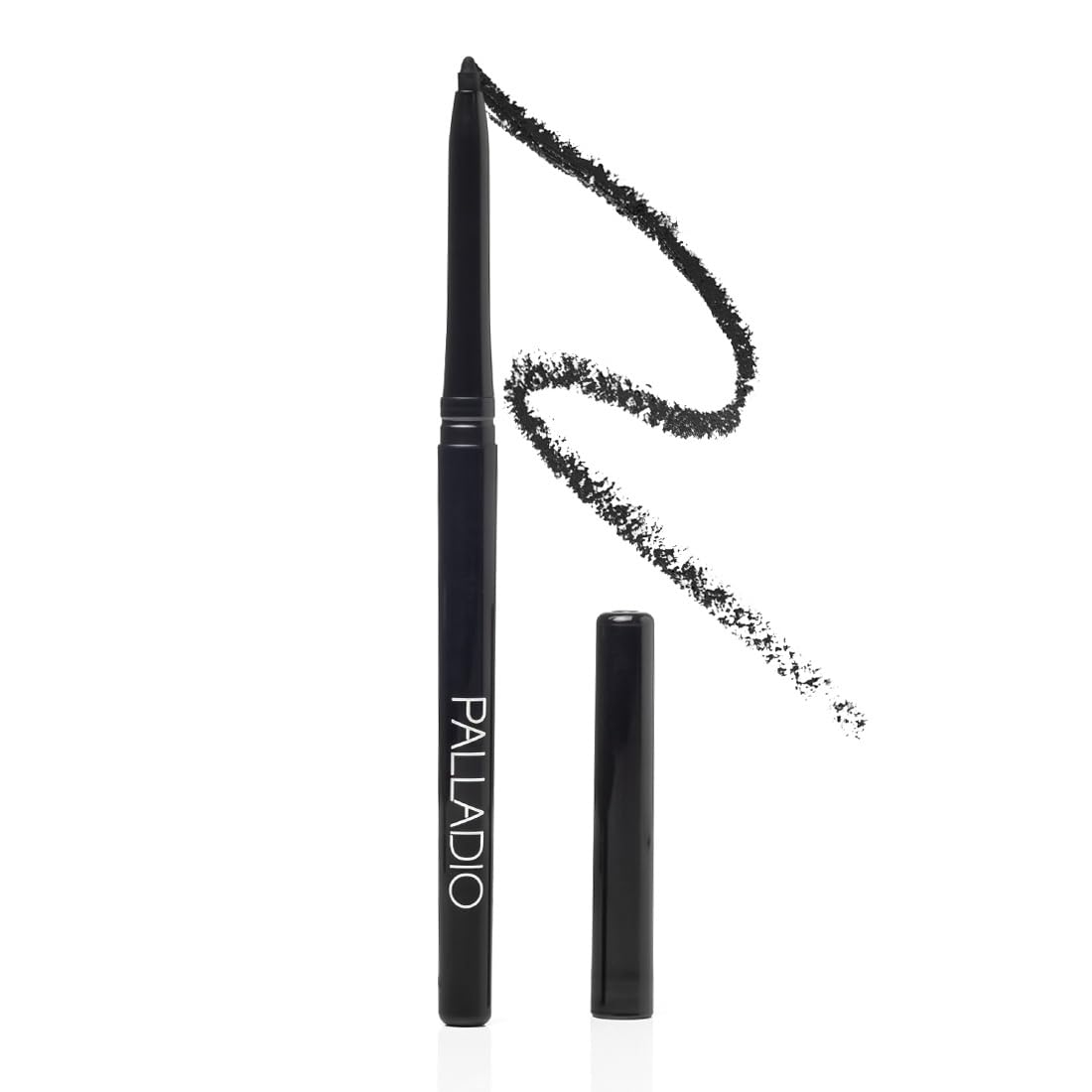 Palladio front packaging showing retractable eyeliner and benefits