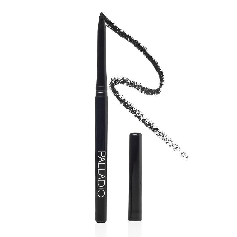 Palladio front packaging showing retractable eyeliner and benefits