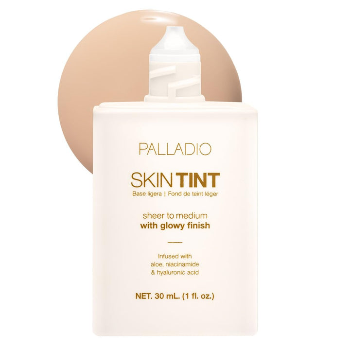 Palladio bottle front view showing shade and lightweight finish